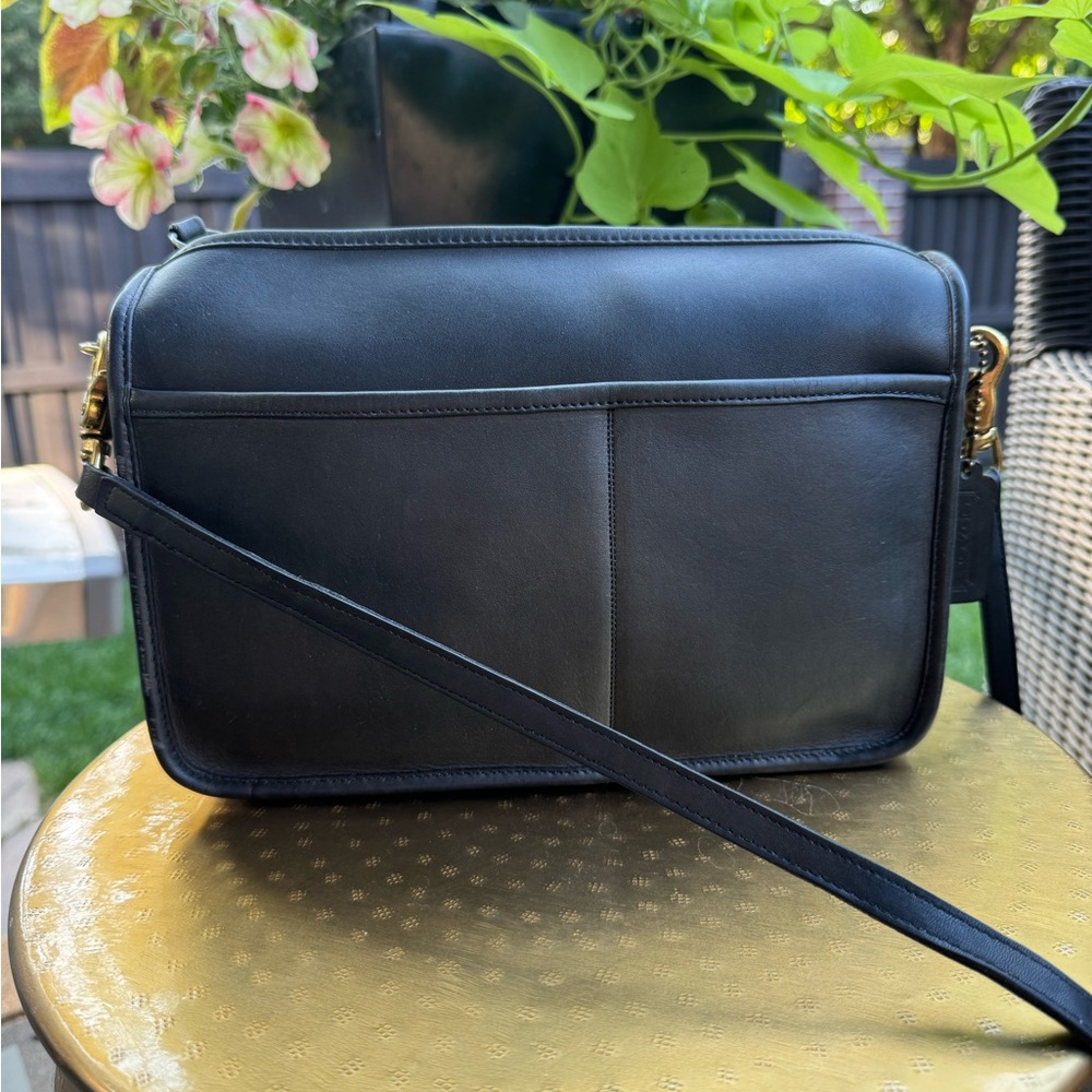 Vintage Coach Companion Bag - black